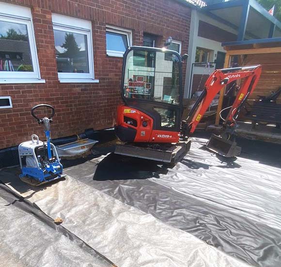 Baugrube ausheben: Ausrüstung und Technik