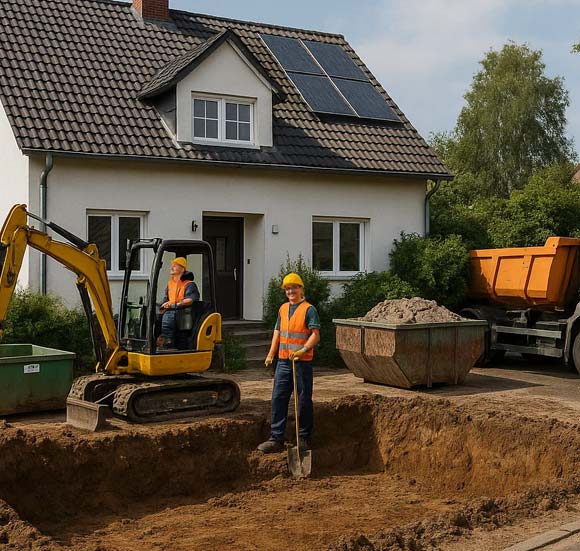 Baugrube ausheben: Zeitplan & Flexibilität