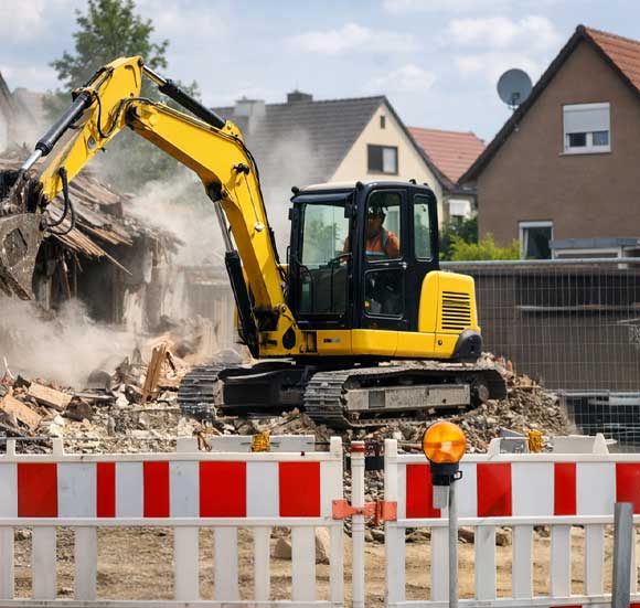 Ablauf der Abrissarbeiten