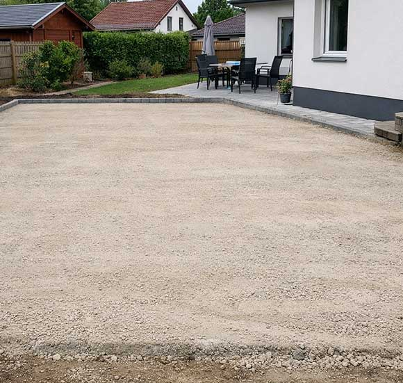 Auffüllarbeiten: Verdichtung und Sicherheit