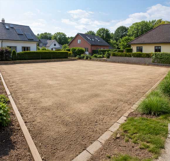 Gelände begradigen: Ablauf der Arbeiten