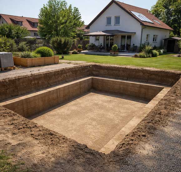 Pool ausheben: Ablauf der Arbeiten